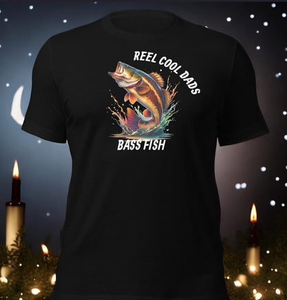 Reel Cool Dads Bass Fish T-Shirt