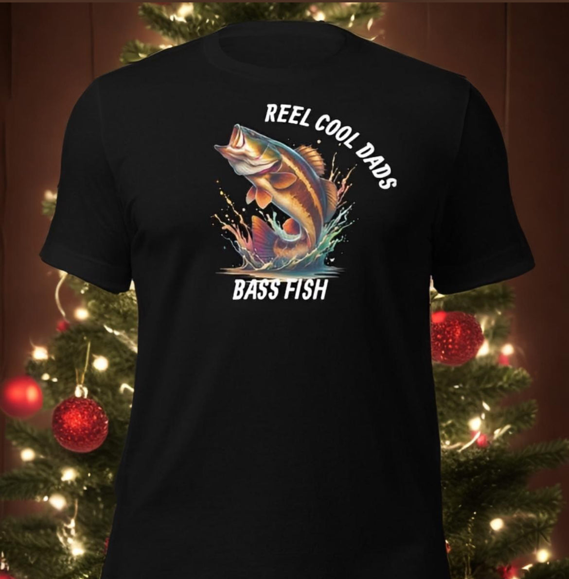 Reel Cool Dads Bass Fish T-Shirt