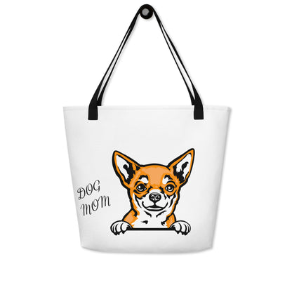 CHIHUAHUA Large Dog Tote Bag