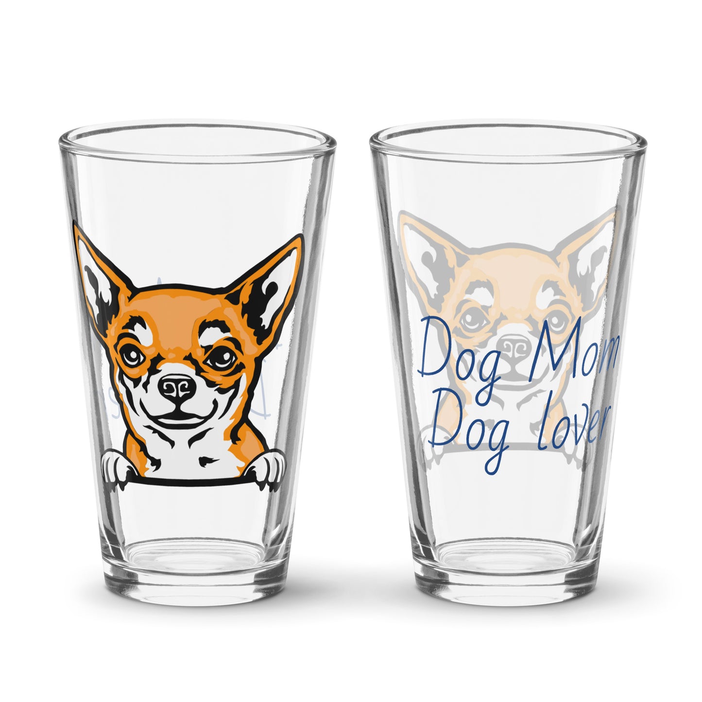 Dog Lover Shaker Dog Glass