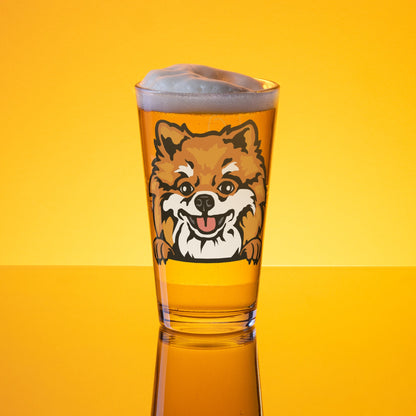 POMERANIAN Shaker Dog Glass