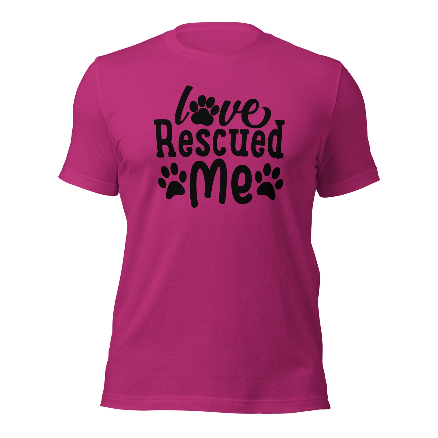 Love Rescued Me Dog Short Sleeve