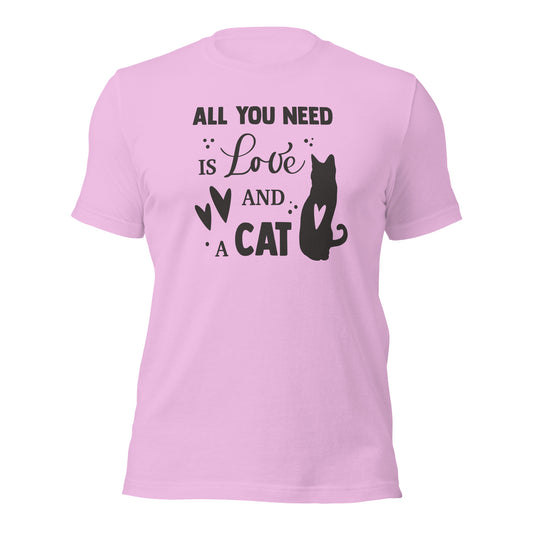 All I Need Is Love Cat Tees