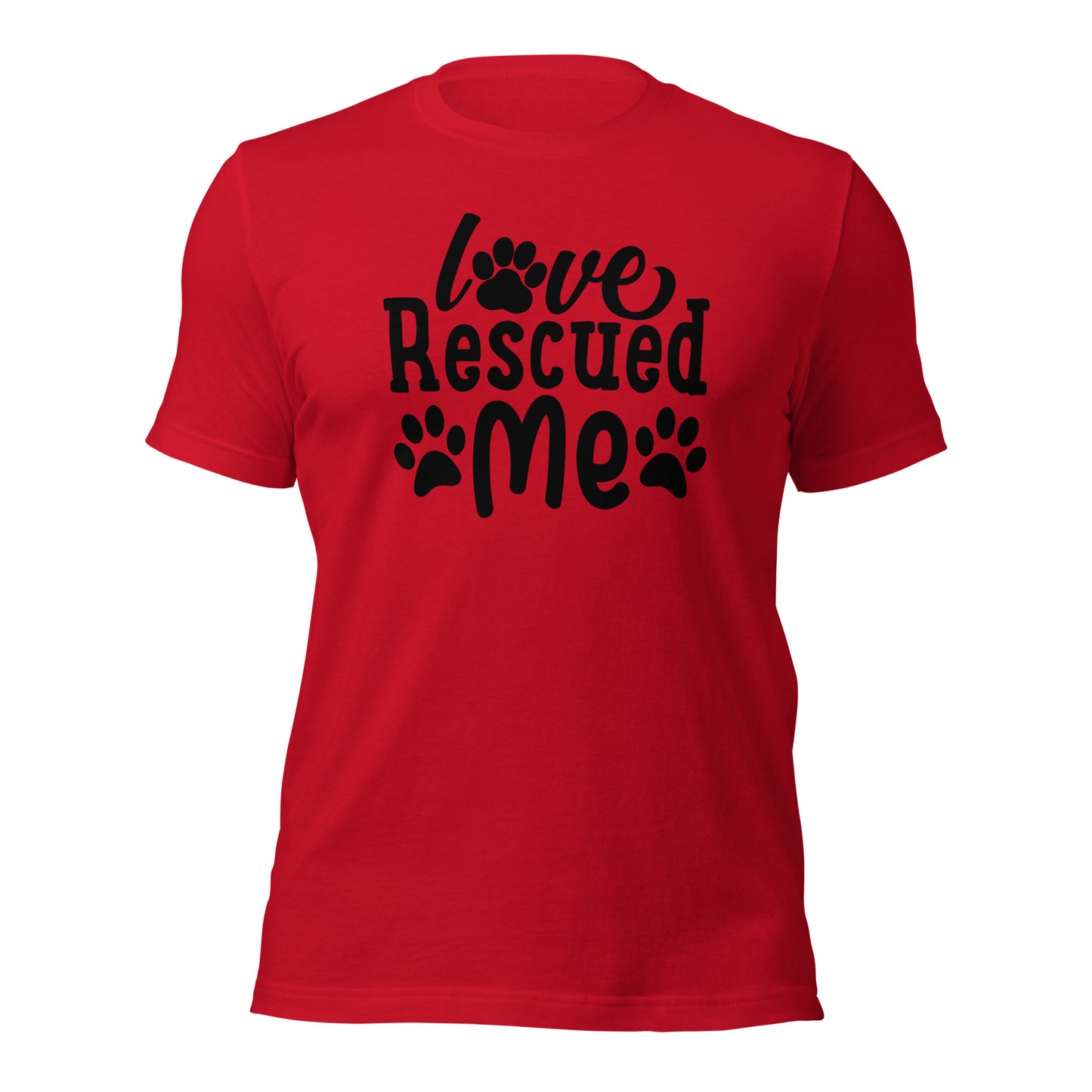 Love Rescued Me Dog Short Sleeve