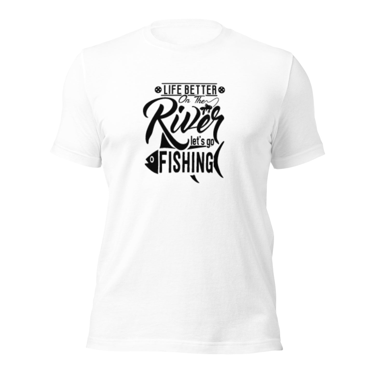 Life better on the river t-shirt