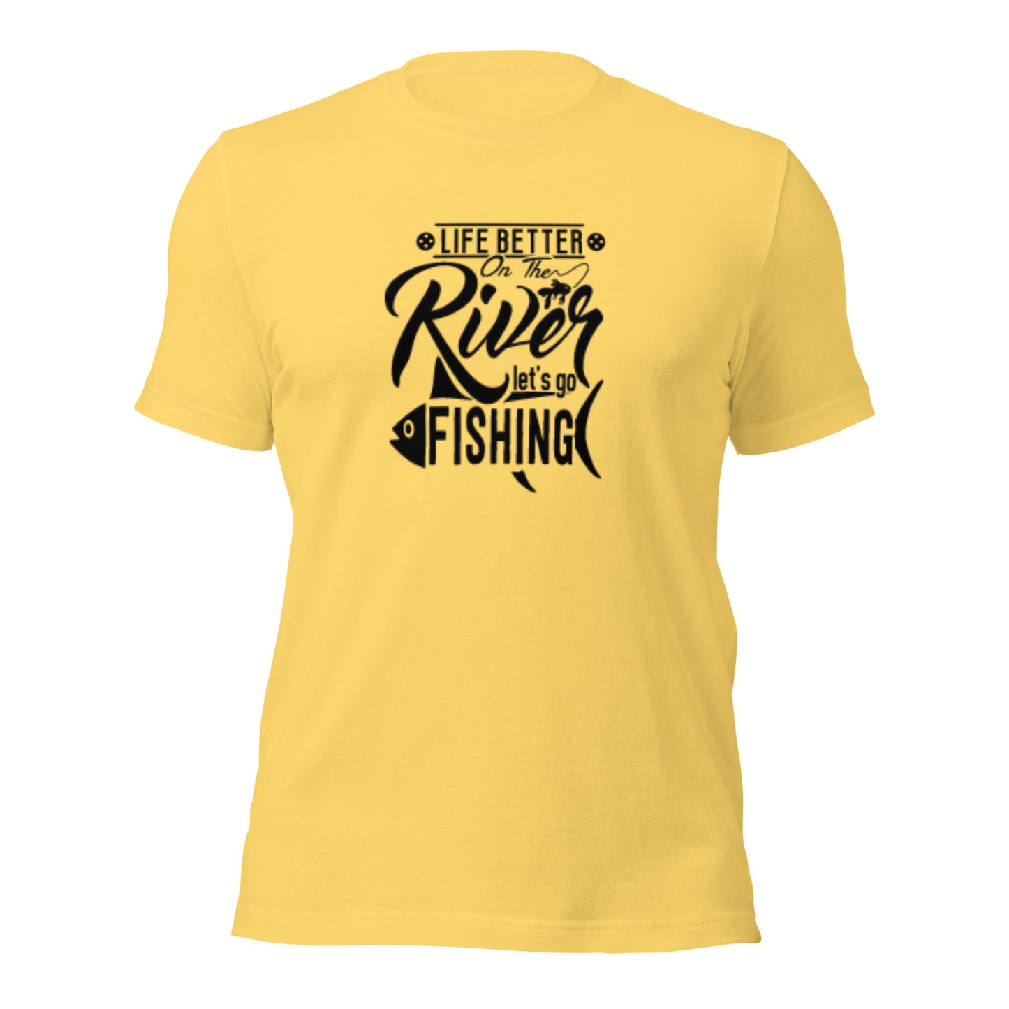 Life better on the river t-shirt