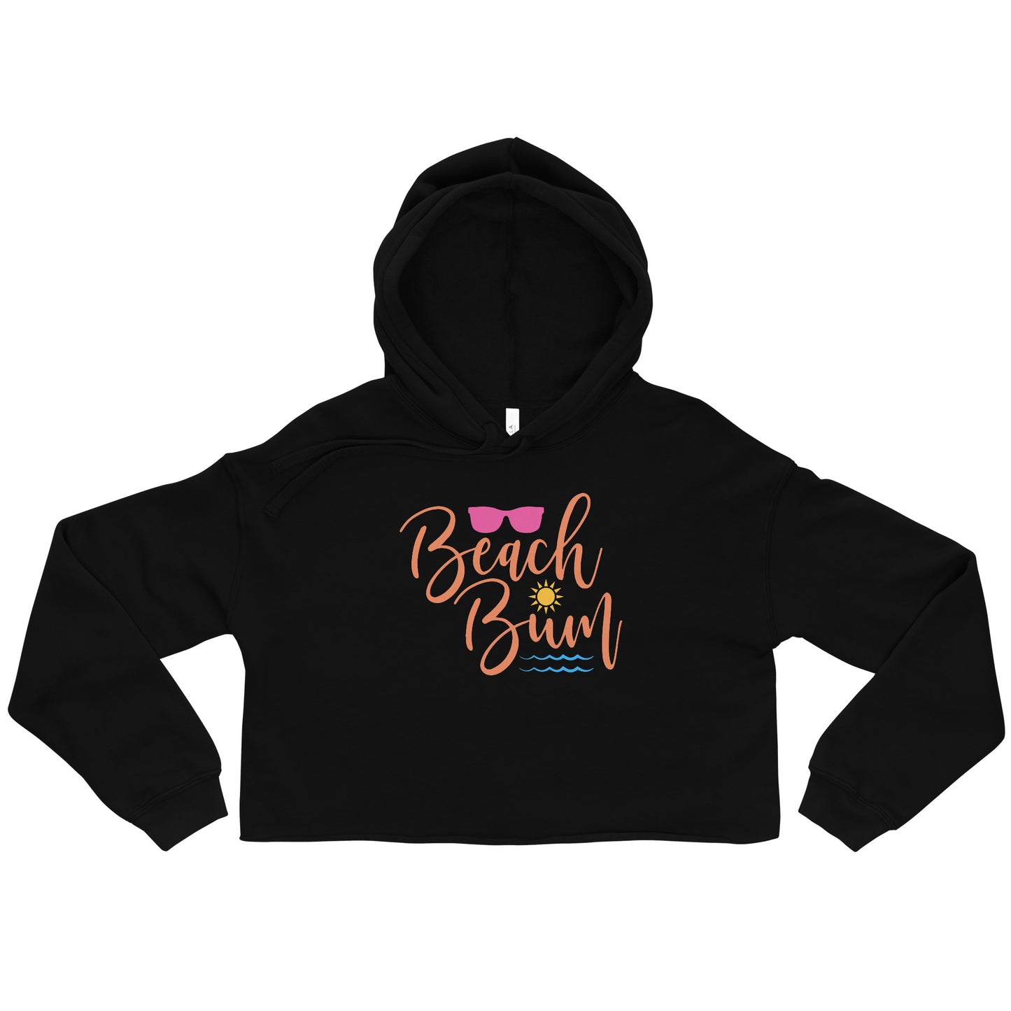 Beach Bum Crop Hoodie