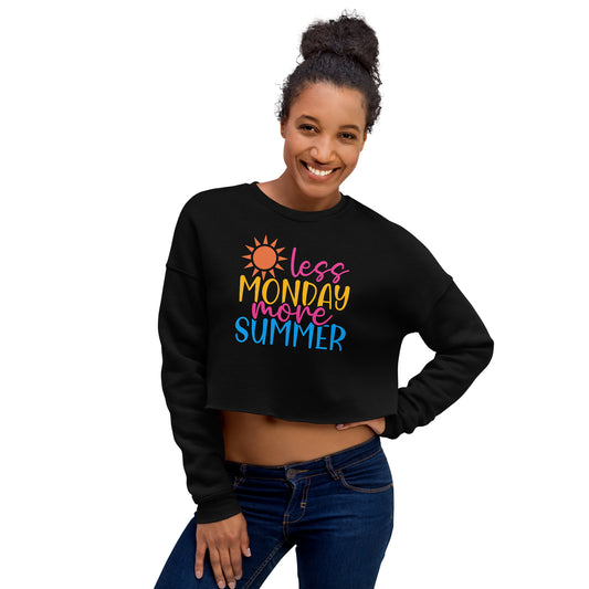 Less Monday Crop Hoodie