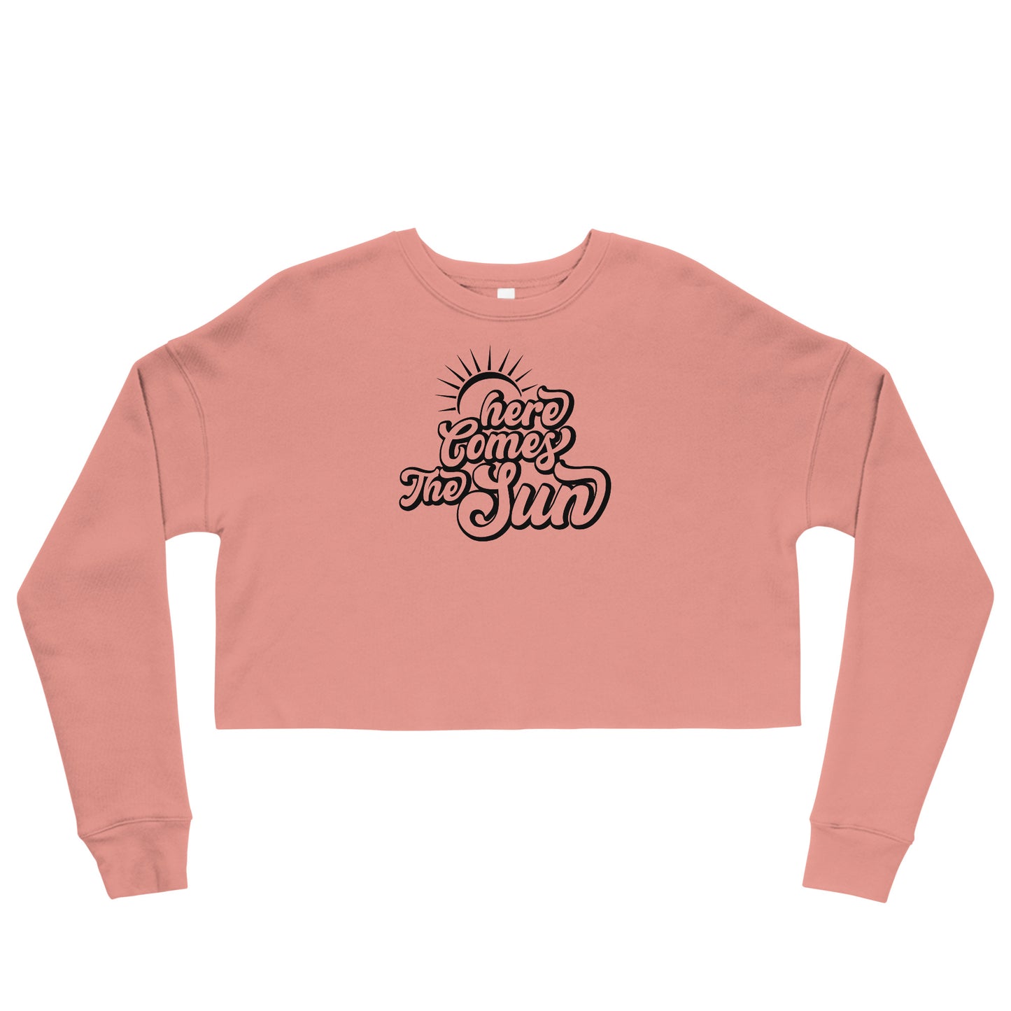 Here Comes The Sun Crop Hoodie