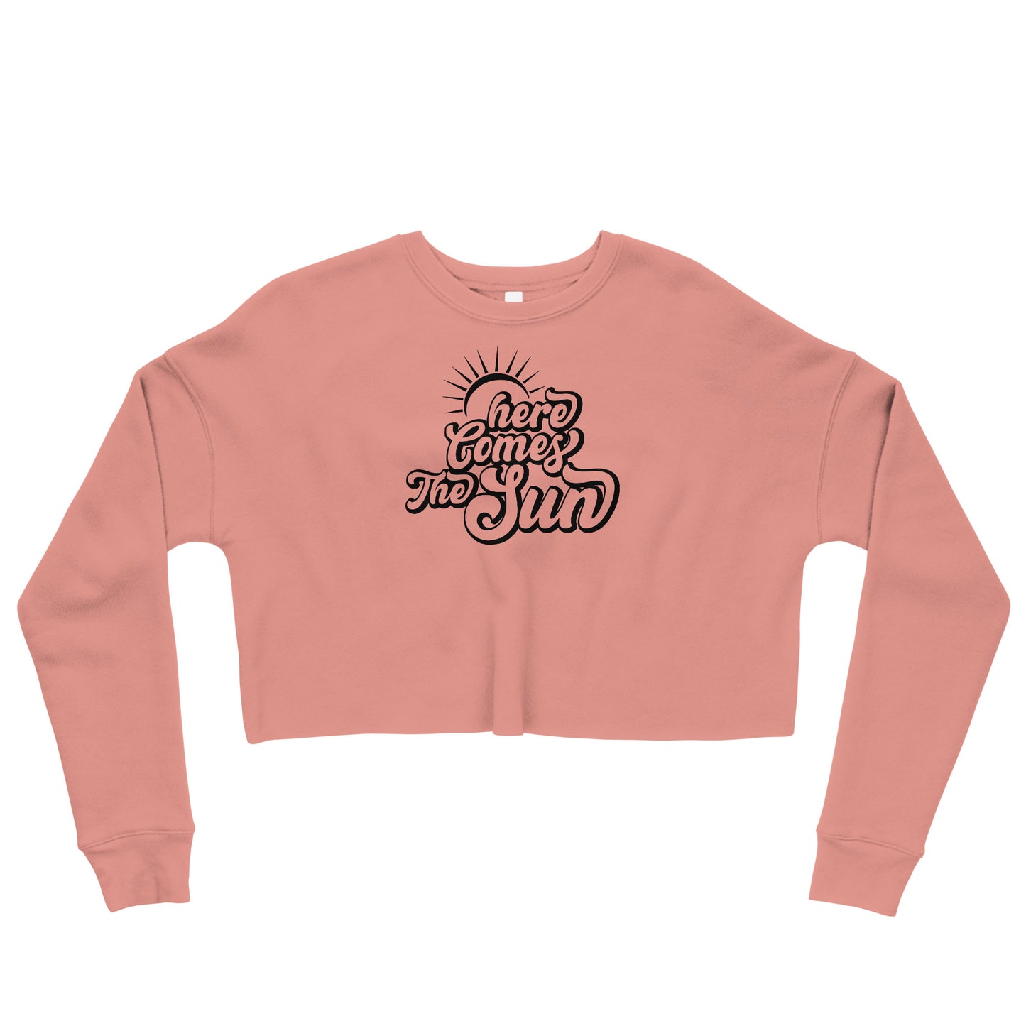 Here Comes The Sun Crop Hoodie