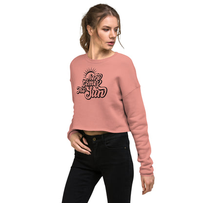 Here Comes The Sun Crop Hoodie